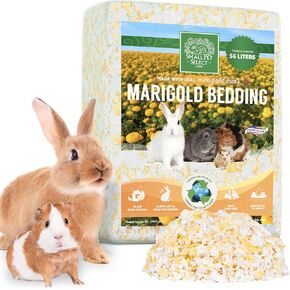 Small Pet Select- White Paper Bedding with Real Natural Lavender. Rabbits, Guinea Pigs, and Other Small Animals, 56L