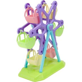 Toyvian Ferris Wheel Playset Toy Preschool Toy Ferris Wheels Toys Amusement Park Carnival Dolls Playset for Kid