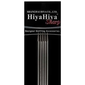 HiyaHiya Double Point 6 inch (15cm) Sharp Steel Knitting Needles (Set of 5) Size US 0 (2mm) HISSTDP6-0