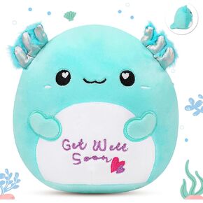 Easfan Get Well Soon Unicorn Plush Pillow Soft Plush Toy Get Well Soon Gifts for Kids Patient Feel Better for Women Throw Pillow Sofa Cushion Home Decoration