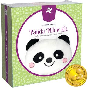 Pinwheel Crafts Unicorn Pillow Kit - No Sew Unicorn Craft Kit for Girls Ages 6-8 9 10 12 Years - Birthday, Easter, Christmas Art & Crafts Gifts for Girls - Make Your Own Plush Pillow, Pink Color