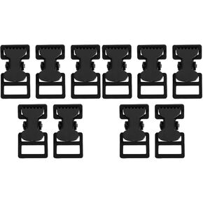 10 Pcs Webbing Clip Bracelet Clip Metal Clips Heavy Duty Replacement Buckles Backpack Metal Pet Collar Buckle Belt Buckle Replacement Luggage Strap Backpacks Enhanced Iron
