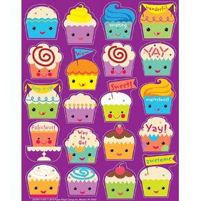 Eureka Classroom Supplies Scented Stickers for Teachers, 80pc