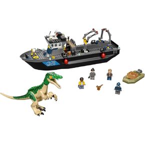 LEGO Jurassic World Baryonyx Dinosaur Boat Escape 76942 Building Kit; Cool Toy Playset for Creative Kids; New 2021 (308 Pieces)
