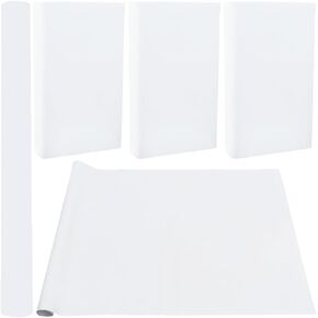 CRASPIRE 59 x 16.9in Book Cloth for Book Binding White Fabric Surface Paper Backed A3-A8 Bookcover Books Album Linen Scrapbooking Archival DIY Covering Protector Bookcloth Bookbinding Supplies