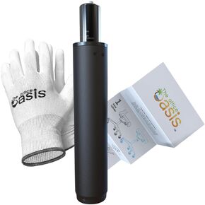 Office Chair Cylinder Replacement with Removal Tool (As Seen On PBS) - Heavy Duty Pneumatic Gas Lift Piston for Desk Chairs and Gaming Chairs - Universal Fit Black
