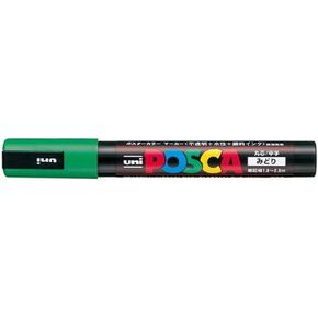 Uni Posca Medium Marker, Green (PC5M.6), 1 Count (Pack of 1)