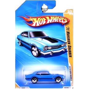 Hot Wheels 2010 New Models 1971 Ford Maverick Grabber Blue