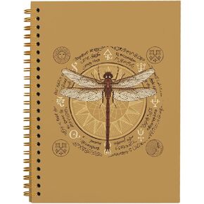Quicqod Moth Notebook ، Tarot Notebook Journals for Office School School Stefer Tarot Lovers ، Black Hardcover Notebook 5.5x8.3