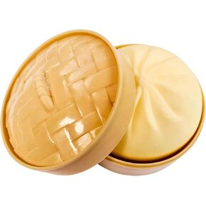 Zorbitz ZORBITZ Squishy Dumplin’ Steamed Soft Dumpling Bun Simulation Fidget Toy, Anxiety & Stress Relief, Pressure Relieving Sensory Squeeze Stress Ball, Therapy ADD ADHD Autism Kids Adults, Beige
