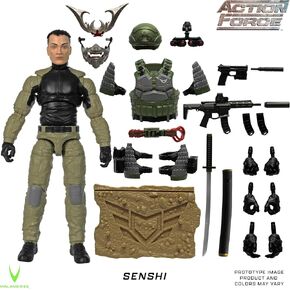 Action Force Valaverse Series 5 Senshi Premium 6-Inch Scale Action Figure with Multiple Accessories