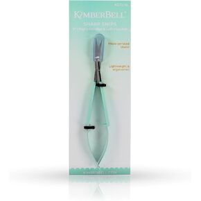Kimberbell 6" Double Curve Appliqué Scissors - Precision Fabric Trimming for Machine Embroidery & Sewing, German Steel, Extra-Sharp Blades, Right-Handed Comfort Grip Scissors for Embroidery