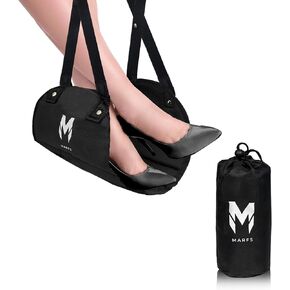 MARFS Airplane Foot Hammock – Perfect Airplane Footrest to Relax Your Feet, Travel Foot Rest, Foot Hammock for Plane Travel, Airplane Foot Hammock for Travel Accessories