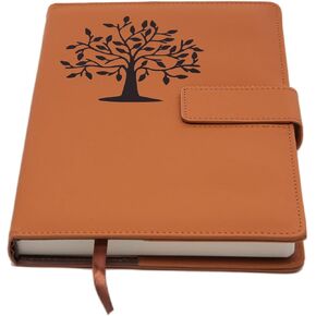 The Amazing Office Tree of Life Journal – Refillable 5x8 Writing Notebook with 200 Lined Pages, Magnetic Clasp | Personal Diary, Cute Journal for Women and Men, Ideal Gift or Daily Planner