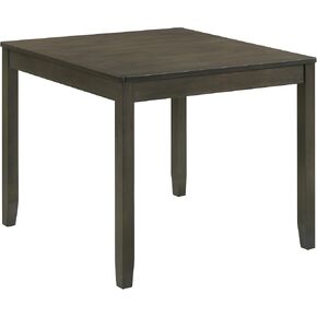 Coaster Home Furnishings Parkwood 5-Piece Dining Set with Square Table and Slat Back Side Chairs Charcoal Grey and Black