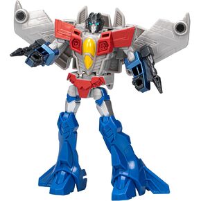 Transformers Toys EarthSpark Warrior Class Starscream Action Figure, 5-Inch, Robot Toys for Kids Ages 6 and Up