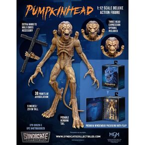 Pumpkinhead 1:12 Scale Movable Action Figure | in Scale with 38 Points of Articulation