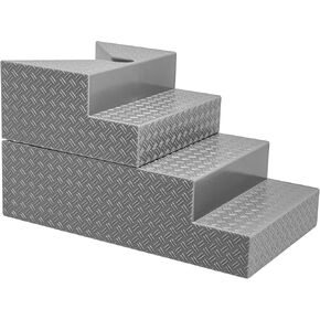 Deluxe Gray Breakable Ring Stairs for Wrestling Action Figure Rings