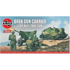 Airfix Vintage Classics Set - A02303V 88mm Gun & Tractor - Plastic Model Motor Vehicle Kits for Adults & Children 8+, Set Includes 114 Pieces, Sprues & Decals - 1:76 Scale Model Vehicle Set