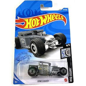 Hot Wheels 2021, Bone Shaker Moon Eyes Gray, Rod Squad 4/5, 161/250
