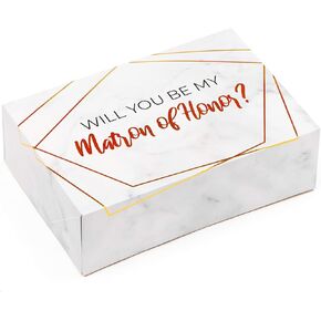 Pop Fizz Designs Matron of Honor Proposal Box | 1 pack | Matron of Honor Box | Matron of Honor Proposal Gift