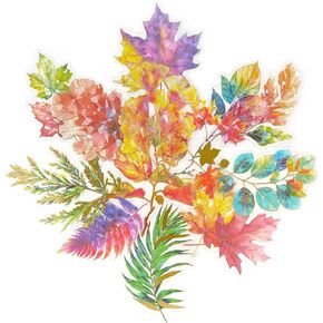 Sparkly Flower Stickers - 30 Pcs Clear PET Glitter Nature Plant Floral Stickers for Scrapbook, Journal, Junk Journal, Collage - Holographic Transparent for Resin, Craft, Scrapbook Supplies