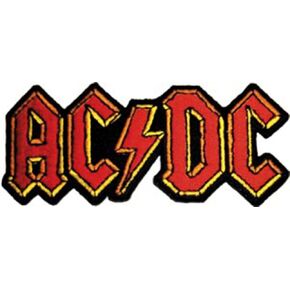 Application AC/DC Logo Patch,Black