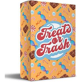 Treats or Trash - Captivating Card Game for Kids & Families. Extremely Fun and Easy to Learn. Gather Your Treats and Try to Avoid The Trash. 2-4 Players | Ages 4+ | Mom's Choice Awards Winner