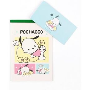 Pochacco's Letter Sheets Set - 10 Letter Sheets in 2 Different Designs - 1 Complimentary Envelope