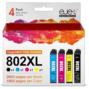 ejet Remanufactured 210XL Black Ink Cartridge Replacement for Canon 210XL Black Ink Cartridge 210XL MP280 Ink Cartridges for Canon IP2702 MP230 MP250 MP480 MP490 MP495 MX410 MX340 Printer (2 Black)