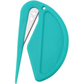 1Pc Gr792483779248374549245492een Letter Openers Envelope Slitters, Letter Openers with Razor Blade, Safe Mail Opener for Envelope, Package, Paper Cut,Letter Openers, Office Supplies