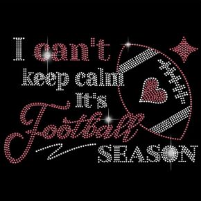 SUPERDANT American Football Iron-on Rhinestone Transfer Stickers Football Bling Decals T-Shirt Crystal Heat Transfer Hot Fix Stickers Sport Theme Diamond Decals Gifts for American Football Lovers
