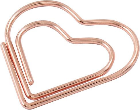 Hitefu 100 Pcs Love Heart Shaped Clips, Mini Cute Paper Clips, Tiny Paper Clips for Decoration, Organization, Bookmarks, School (Silver) in Saudi Arabia