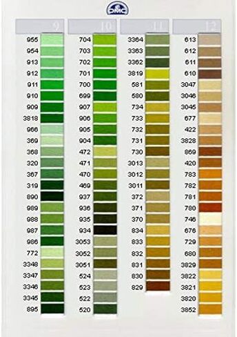 خيط التطريز القطن 6-strand DMC ، 0.01 رطل ، زرقاء متوسطة الأزرق-100 ٪ من القطن الأساسي الطويل ، مقاوم للتلاشي ، إبرة ، 8.7 ياردة ، حزمة مع مقص تطريز [حزمة 2] in Kuwait