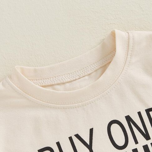 Eadrioss Baby Boy Girl Summer Clothes Unisex Twins Funny Letter Print Romper Sweatshirt Onesie Bodysuit Twins Baby Gifts in Kuwait