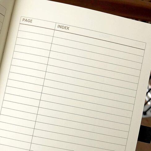 RICCO BELLO Primo Dotted Grid Bullet Journal Notebook, Faux Leather, Pen Holder, Numbered Pages, Index, Thick Paper, Ribbon Bookmarks, Expandable Storage Pocket 5.7 x 8.4 Inches (Brown) in Saudi Arabia