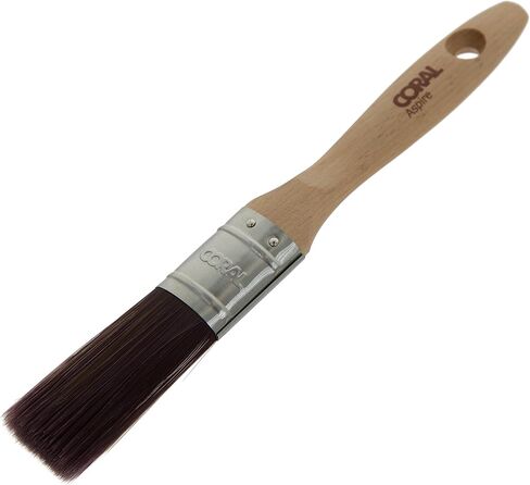 31748 Aspire Paint Brush مجموعة 4 قطع - شركة احترافية مستقيمة البيضاوي للتشطيب الدقيق السريع - 1.5 "، 2" زاوية/قادة - فرش الطلاء للجدران ، الطلاء المنزلي ، المستحلب/اللمعان ، FSC Wood in Kuwait