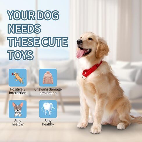 6 PCS Puppy Chew Toys for Teething Small Breed, Puppy Teething Ring, Soft Rubber Durable Dog Teething Toys, Rope Dog Toys, Funny Interactive Toy, Puppy Toys for Small Puppies, Dog Toys Set (Style 3) in Kuwait