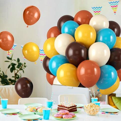 Pastel Balloons,12 Inch Macaron Pink Blue Purple Green Yellow Colorful Confetti Balloons with Ribbon,for Birthday Baby Shower Engagement Party Decorations in Kuwait