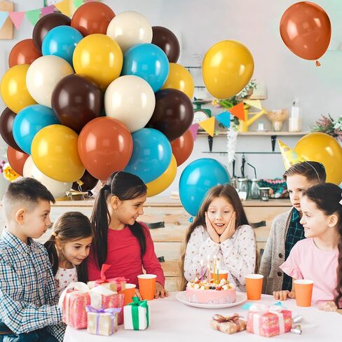 Pastel Balloons,12 Inch Macaron Pink Blue Purple Green Yellow Colorful Confetti Balloons with Ribbon,for Birthday Baby Shower Engagement Party Decorations in Kuwait