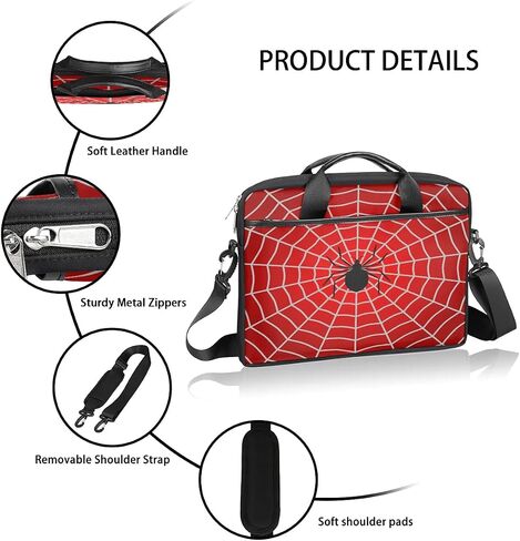 Laptop Bag for Women Men, 15.6 inch Messenger Shoulder Bags, Water Resistant Computer Bag Sleeve in Kuwait