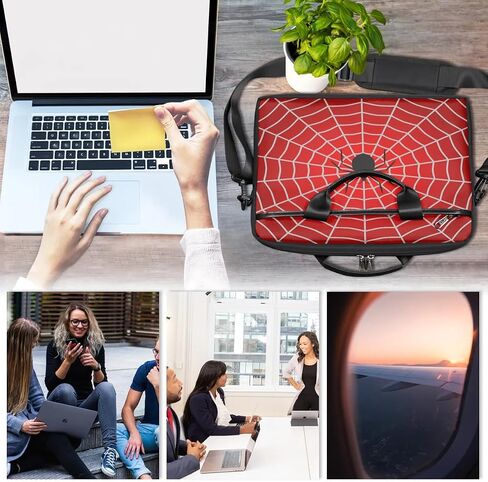 Laptop Bag for Women Men, 15.6 inch Messenger Shoulder Bags, Water Resistant Computer Bag Sleeve in Kuwait