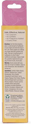 Burt's Bees for Pets Tartar Control Toothpaste for Dogs with Grapefruit Seed Extract - 99.5 % Naturally Derived Dog Toothpaste for Tartar Control in Mixed Berry Flavor, 2.5 Oz in Saudi Arabia