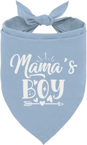 Mama's Boy Dog Bandana, Dog Bandana for Small Medium Dogs, Funny Cute Dog Bandana, Gift for Dog Lover, Pet Dog Gender Revealing Triangle Scarf, Pet Scarf Accessories, Dog Bandana Pet Scarf (B35) in Saudi Arabia