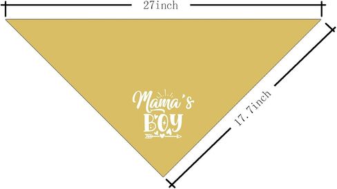 Mama's Boy Dog Bandana, Dog Bandana for Small Medium Dogs, Funny Cute Dog Bandana, Gift for Dog Lover, Pet Dog Gender Revealing Triangle Scarf, Pet Scarf Accessories, Dog Bandana Pet Scarf (B35) in Saudi Arabia