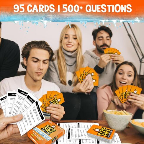 بطاقات Quokka Icebreaker مع 500+ سؤال - لعبة بطاقات محادثة عائلية للبالغين - كسر لعبة Ice Family Game للأطفال 8-12 - مثالية للعائلة أو لعبة البالغين. in Kuwait