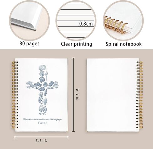 God Says You are Christian Notebook, Floral Christian Journal for Women, Bible Journal Notebook, Church Notes Notebook, Inspirational Hardcover Spiral Notebook Journal 5.5x8.3 Inch in Saudi Arabia