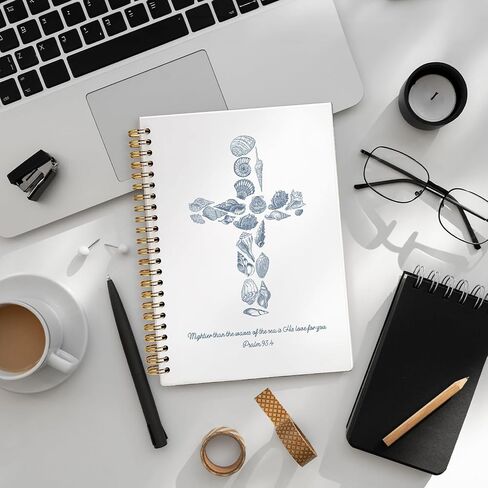 God Says You are Christian Notebook, Floral Christian Journal for Women, Bible Journal Notebook, Church Notes Notebook, Inspirational Hardcover Spiral Notebook Journal 5.5x8.3 Inch in Saudi Arabia