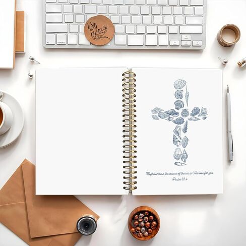 God Says You are Christian Notebook, Floral Christian Journal for Women, Bible Journal Notebook, Church Notes Notebook, Inspirational Hardcover Spiral Notebook Journal 5.5x8.3 Inch in Saudi Arabia