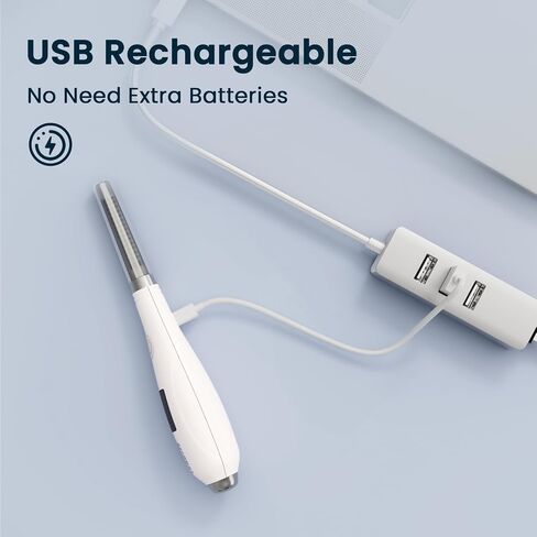 Thread Burner, USB Rechargeable Thread Zapper with LCD Display, Burn and Melt Easily, Cautery Pen for Beading, Weaving, Sewing, Leather & Jewelry Making in Saudi Arabia